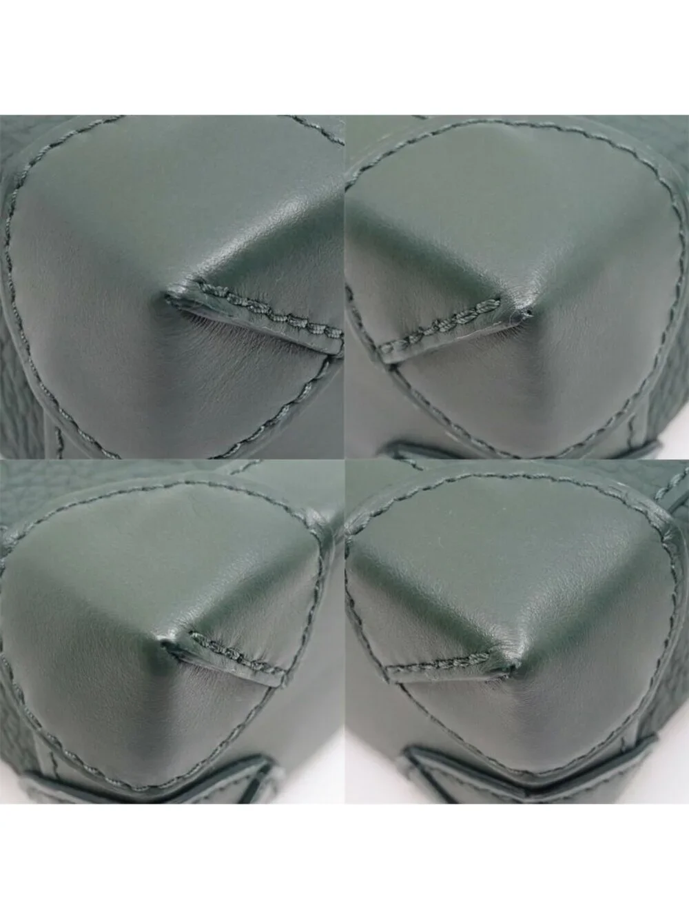 Louis Vuitton Nano Steamer Monogram Taurillon Vert Fonce Shoulder